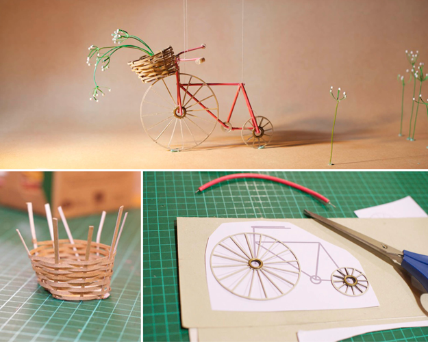 making of miniature set for children